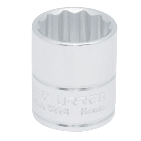 Urrea 3/8"drive, 13/16 in, 12 point SAE short socket. 5226